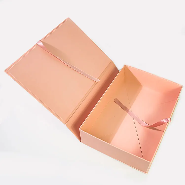Women Sleepwear Pyjama Clothing Packaging Paper Box Customized Gift Box  With Ribbon Pyjama Box