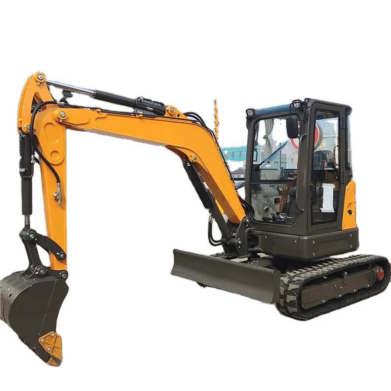 2024 Cheap and Popular Mini Excavator China 1 Ton  Made in China Small Digger Farms New Model