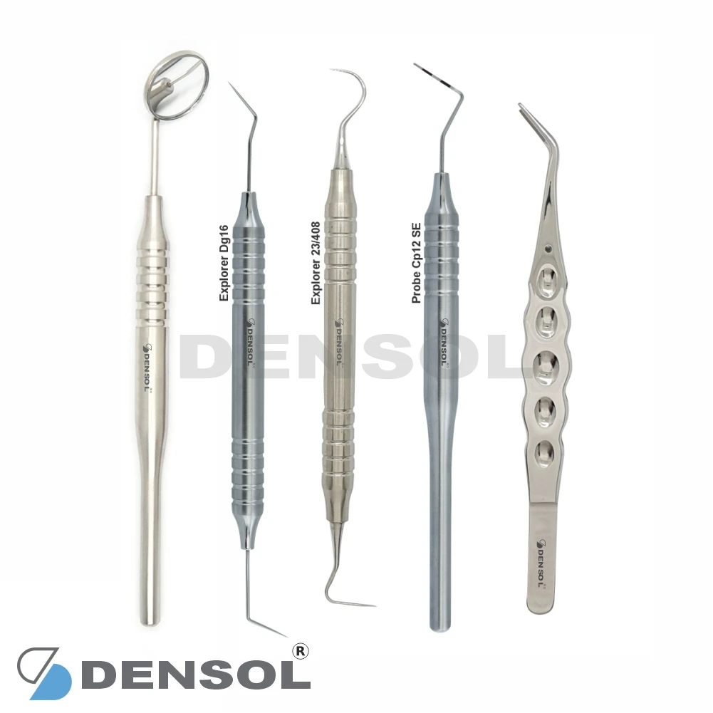 Endodontic Explorer Probes DG16 Hygienist Diagnostic Hollow Handle Scalers 