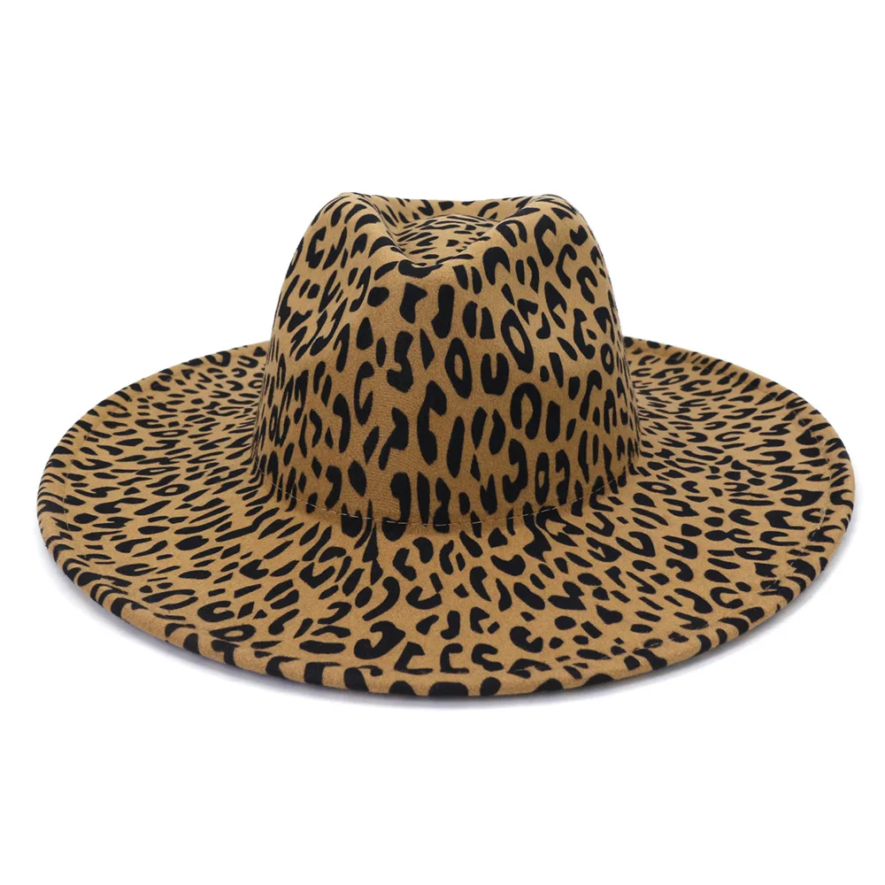 cheetah print fedora