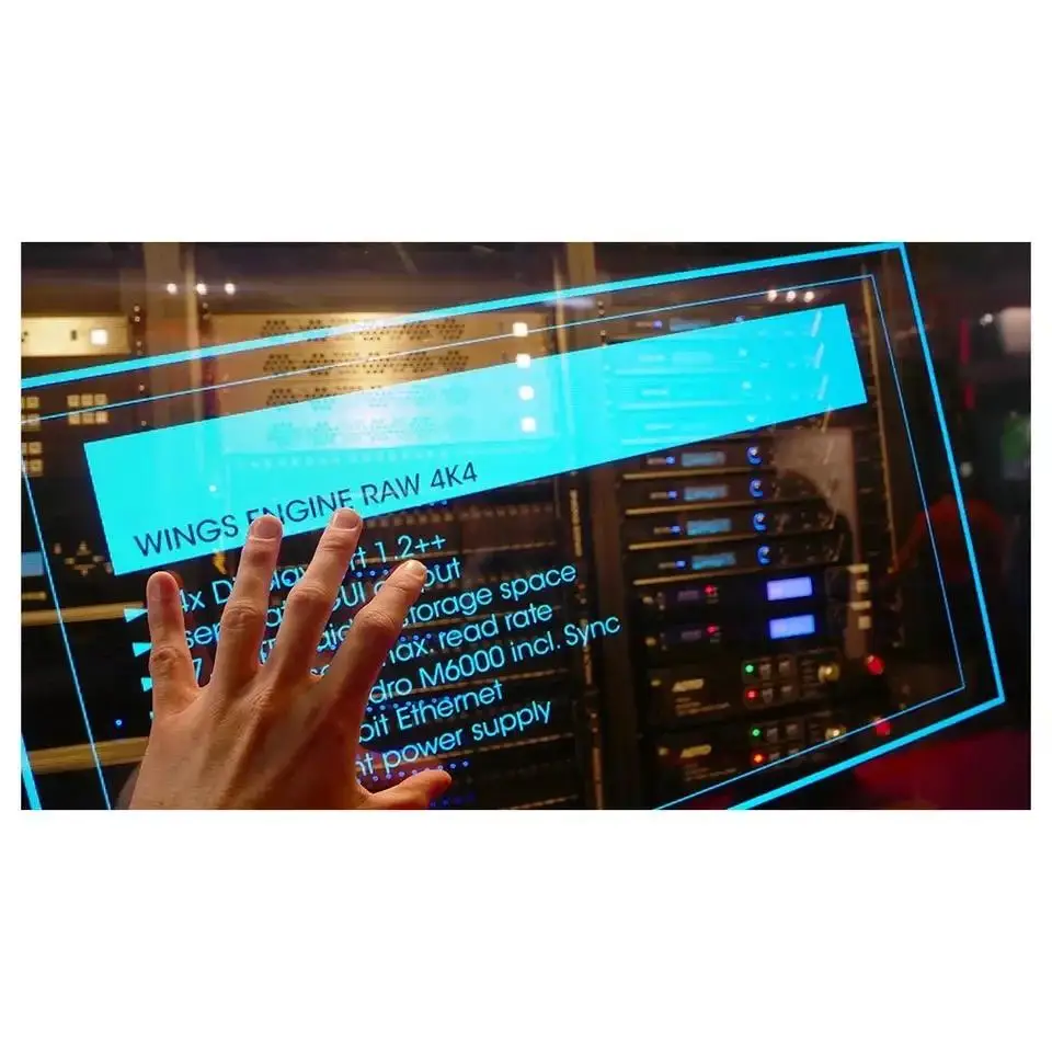 1080p FHD 1080x1920 OLED Transparent Display 55 Inch Indoor for Retail Store Subway Airport Advertising SDK Function 1 Year