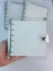 white clear  A7 jacket with horizontal line 80