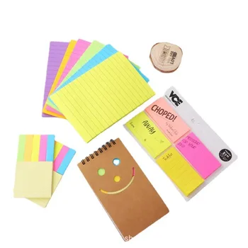 Student Office Stationery Waterproof Clear Sticky Notes Transparent Stick Notes