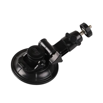 9 CM Single Sucker Stand With ABS Plastic 1/4 Screw Rotate 180 Degrees Mobile Phone Holder for Motion Camera detail image