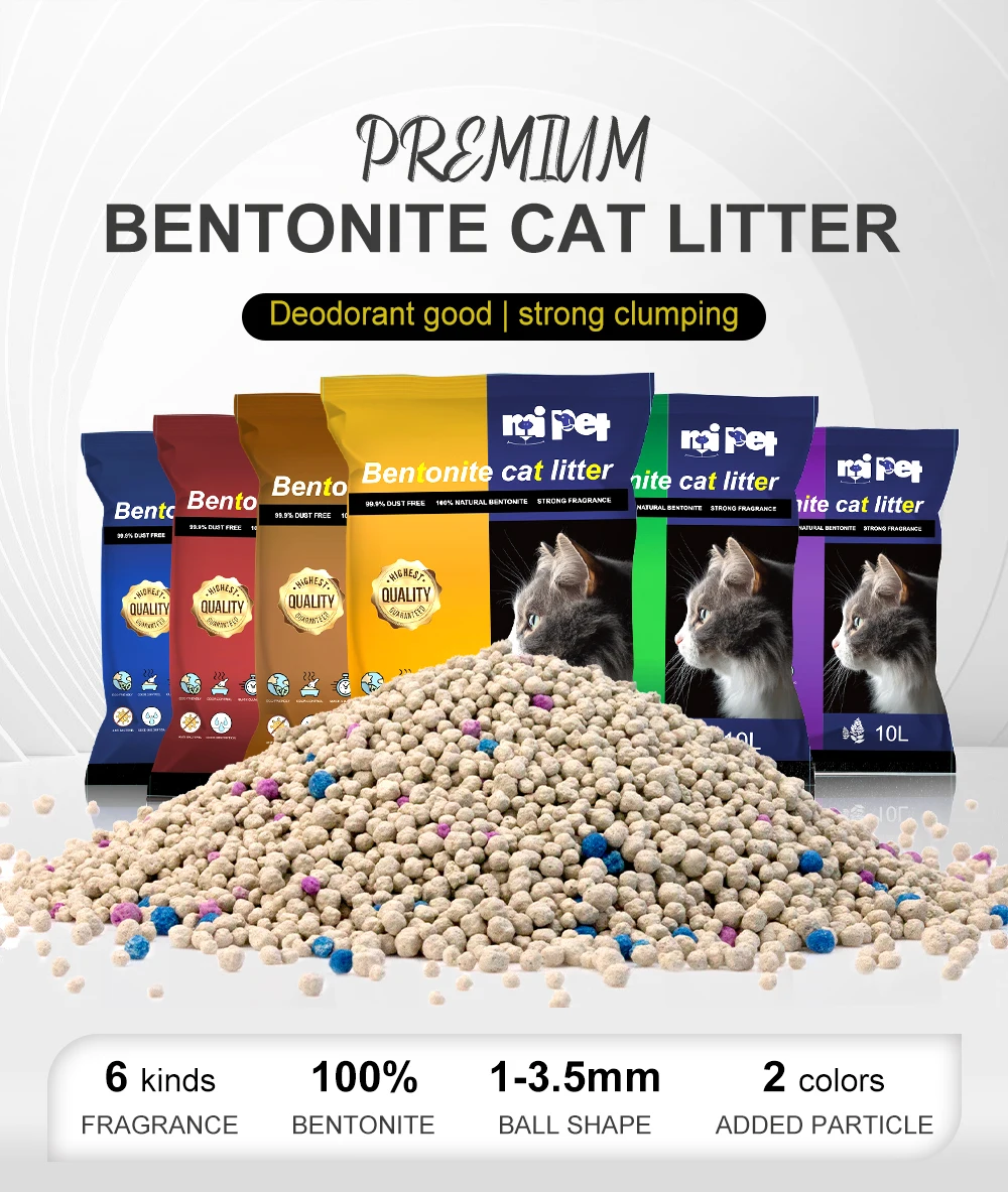 Hot Selling Ball Shaped Bentonite Cat Litter Oem / Odm Multi Fragrance