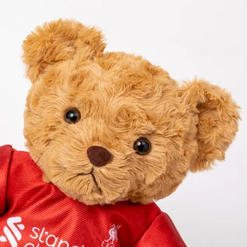 Custom-made Champions League football jersey stuffed bear detachable James Lionel Meysey NBA stuffed bear gift