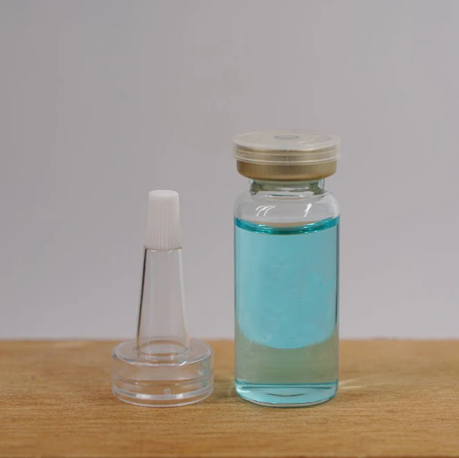 Private Label Custom Logo Anti Wrinkle Face Firming Hydrating Blue Copper Peptide Face Serum Ampoule