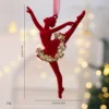 Danseuse de ballet rouge