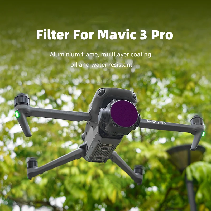 Дрон фильтр для DJI Mavic 3 Pro Набор фильтров объектива UV CPL NDPL с многослойным покрытием HD Оптическое стекло нейтральной плотности