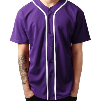 BASEBALL SUBLIMATION Blank Jersey Button 100 % -  Hong Kong