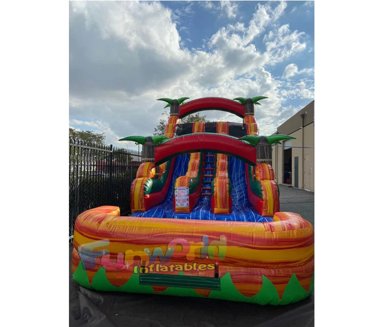 Party Inflatables Waterslide Bounce House Water Slide Kids Inflatable Water  Slides Wholesale