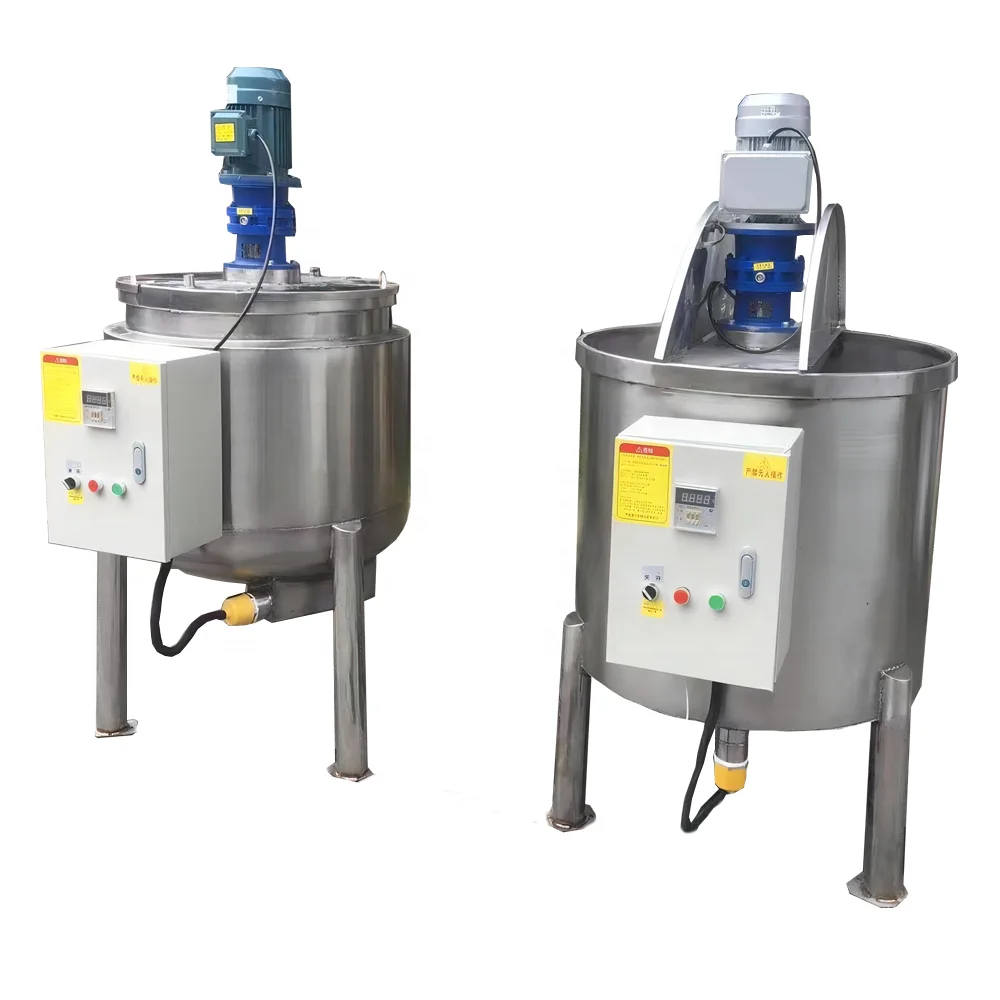 DZJX Mixing Tank With Screw Conveyor Insolation Agitator Liquer 100 200 500 1000 2000 5000 Liters Reactor Mixer Tank