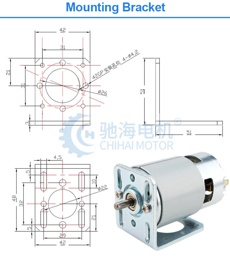 775 motore a corrente continua con encoder dc 12v-24v di grande coppia di  torsione ad alta potenza a basso rumore vendita calda componente  elettronico