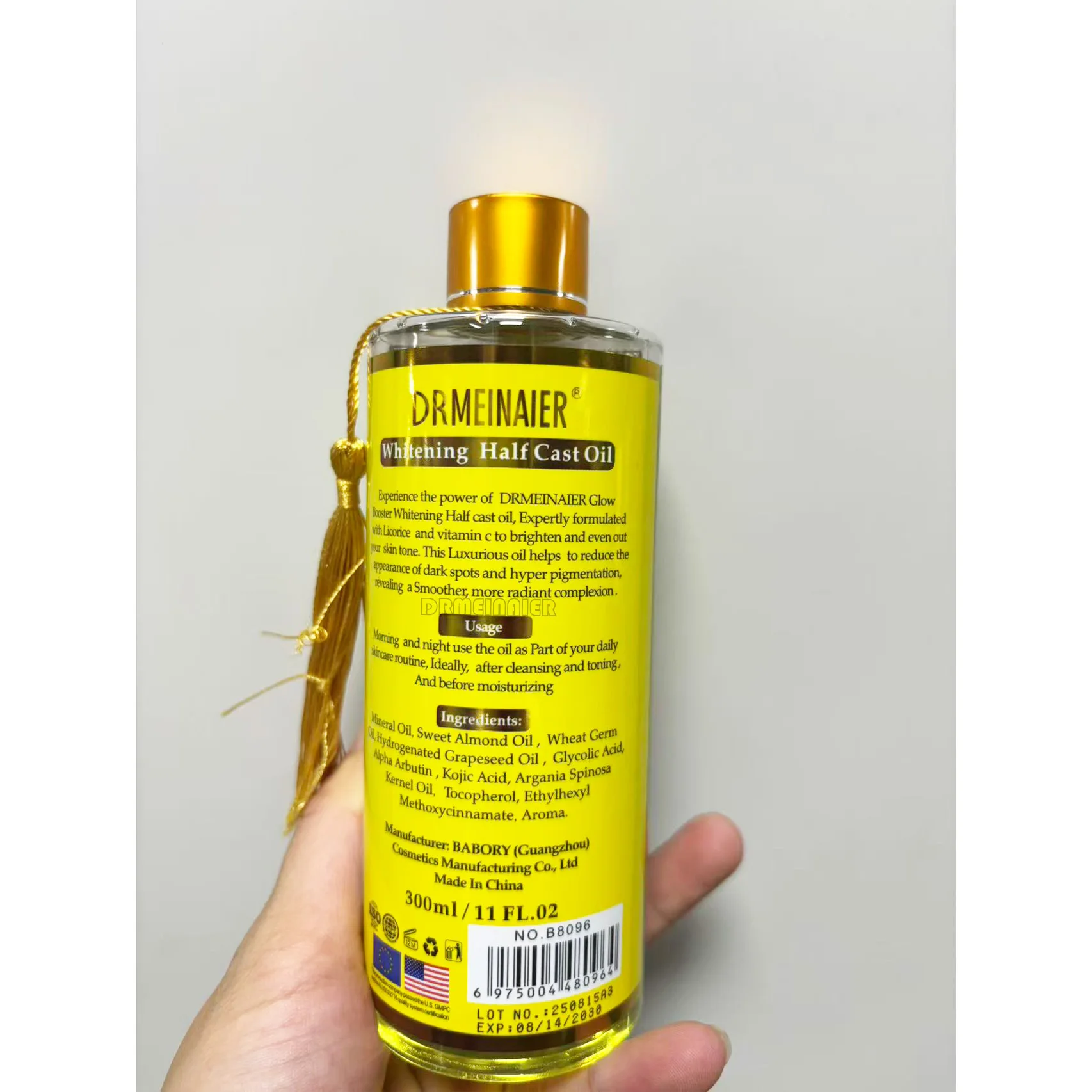 Glowing Booster Lightening Oil Arbutin Kojic Acid and Halfcast Whitening Oil Anti-Aging Facial & Body Moisturizing Essence Oil