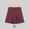 Short skirt dark red
