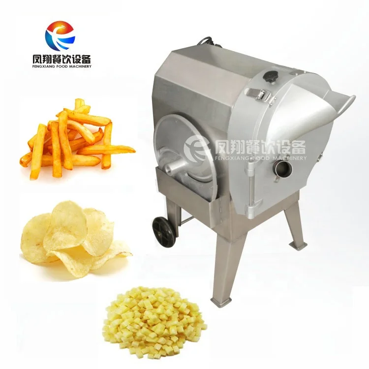 Commercial Potato Cube Cutting Machine 500KG/H
