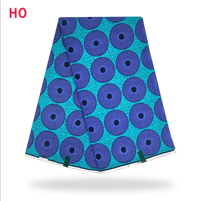 Фабричная новейшая восковая ткань Голландии 6 ярдов 100% хлопчатобумажная восковая ткань с красивой печатью для различных случаев