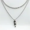 Black pendant (without chain)