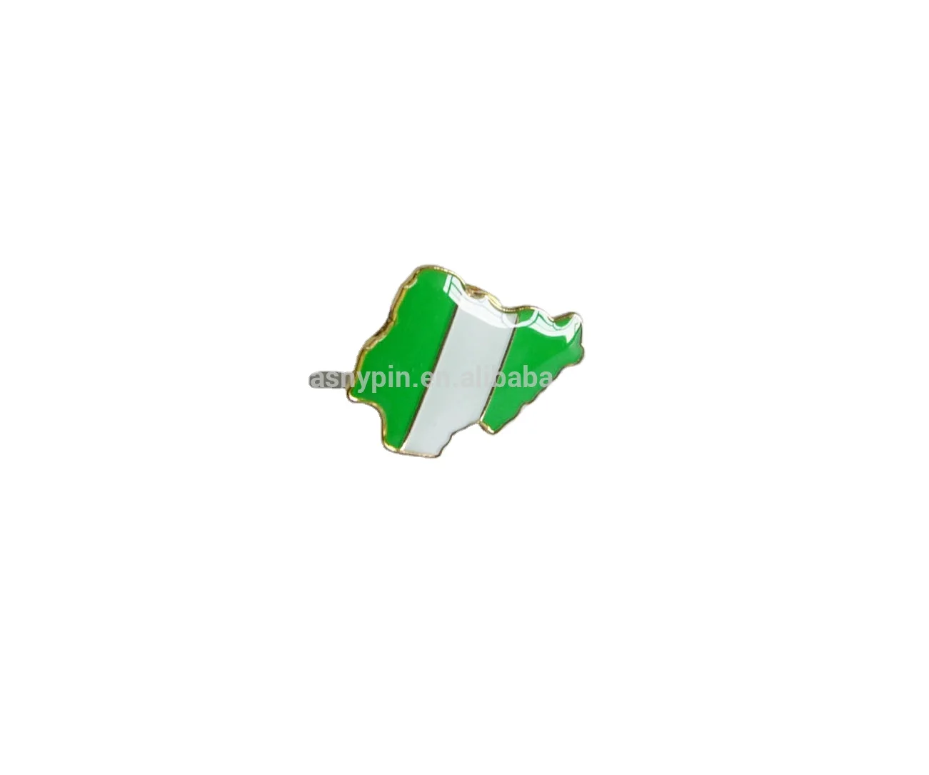 pins pin badge pin's metal  avec pince papillon drapeau nigeria nigerian 