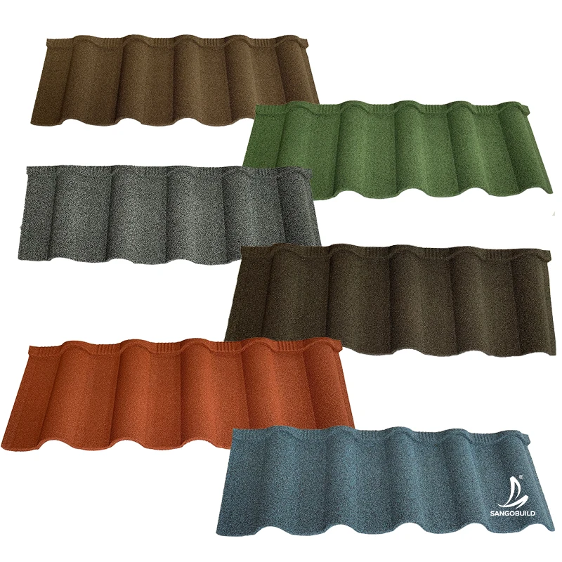 Build Material Roman Roof Shingle Stone Coated Galvan Roof Sheet Roof Slate Tile Supplier