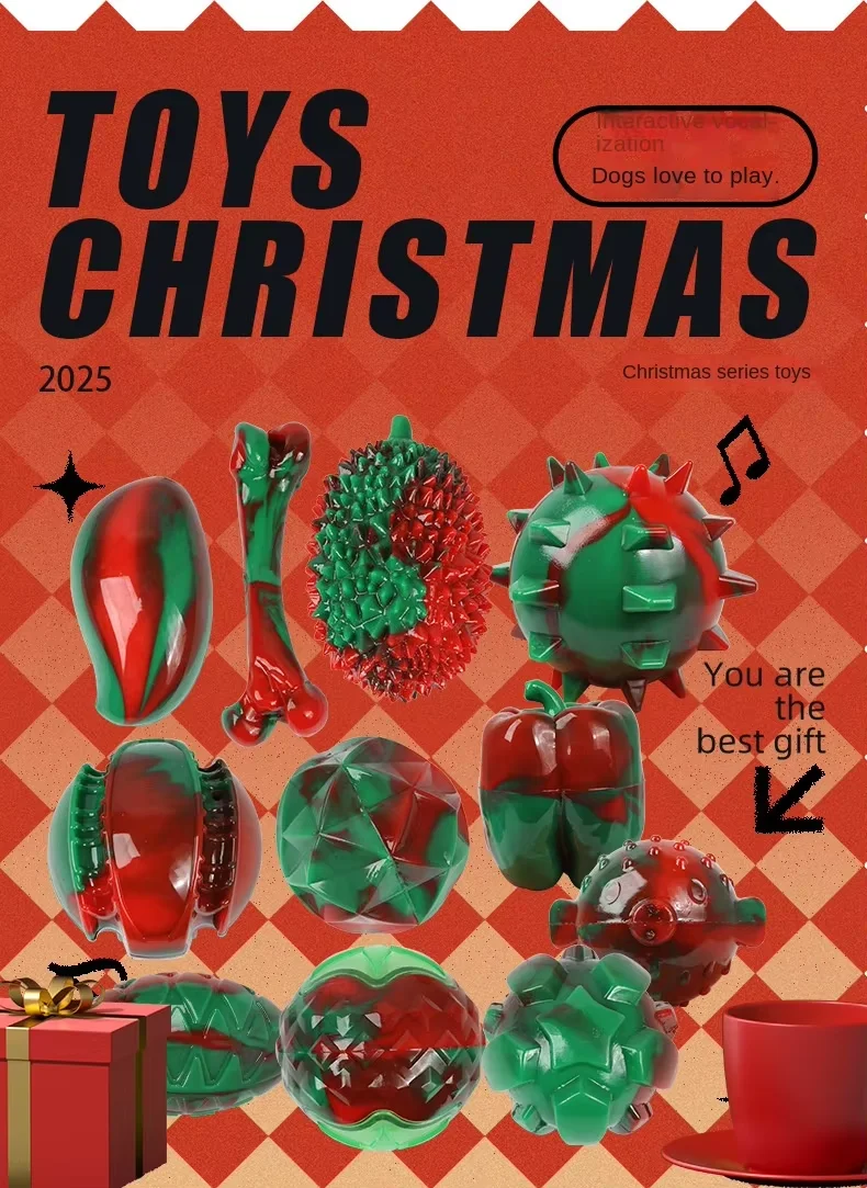 New Christmas Dog Toys Since Hi Teeth Teeth Teeth Sound Toys Toys for Christmas Gifts supplier