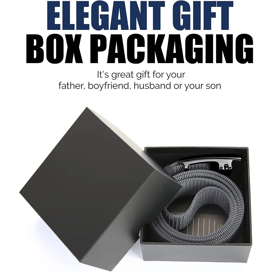 Lightweight Sports Training Wear-resistant Ratchet Belt Adjustable Men Nylon Web Golf Belt Casual Work Tactical Belts