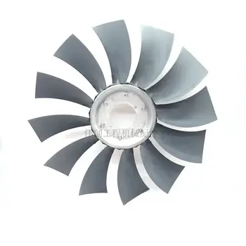 For SDLG lg135/150 Engine Fan Leaf  High Temp Resistant Heat Dissipation Fan Blade Excavator accessories digger digging