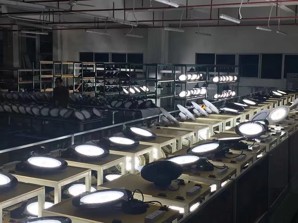 USA Stock Free Shipping zigbee wireless control available high power light led high bay lighting for warehouse church 5000k