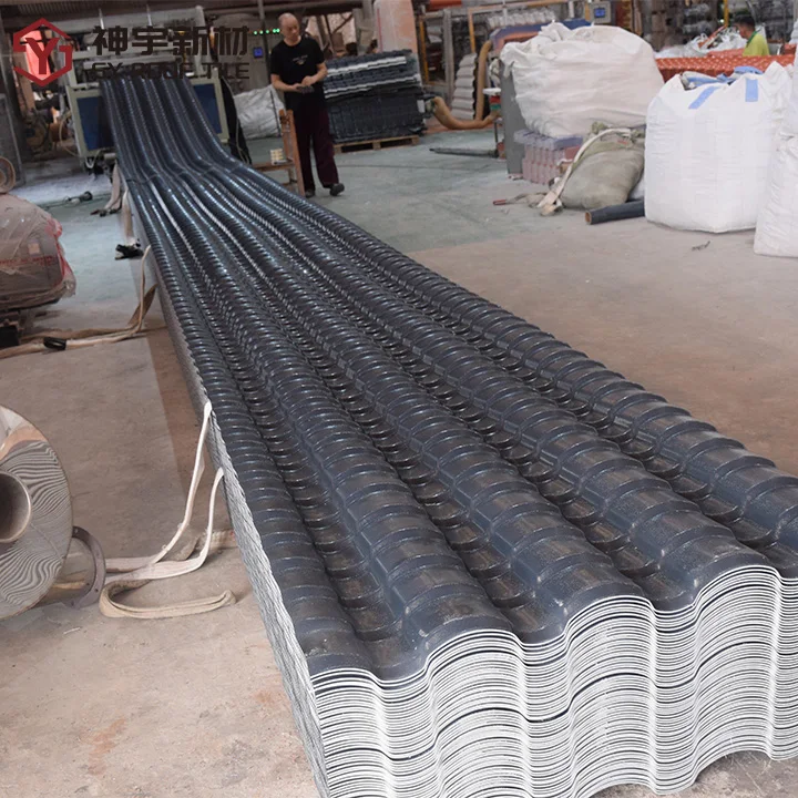 Chinese Pvc Plastic Roof Tiles Pane Color ASA Coated PVC Plastic Type of Roofing Sheets for Steep Slope Roof Supplier
