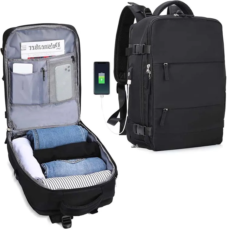 Large Travel Laptop Backpack Waterproof Outdoor Sports 15.6inch Leisure ...