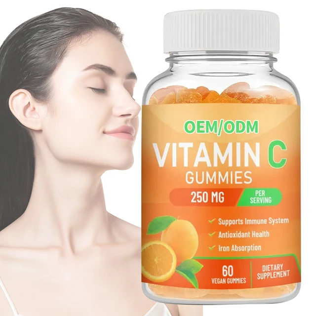 2024 Best Selling Products Improve Immunity Supplement Skin Whitening Collagen Vitamin C Gummies