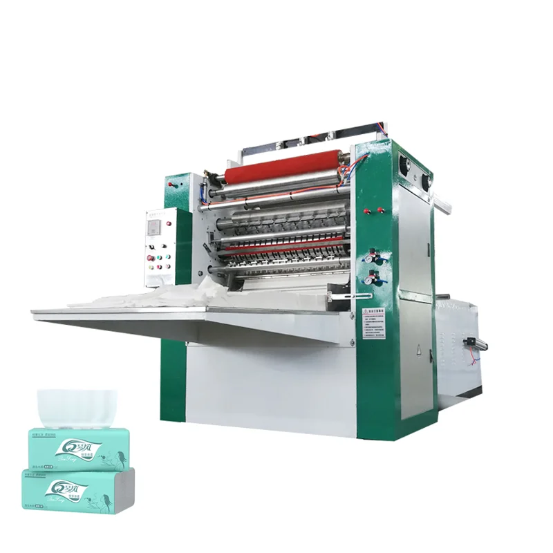 Full Automatic Facial Tissue Paper Making Machinery Tissue Making Machine