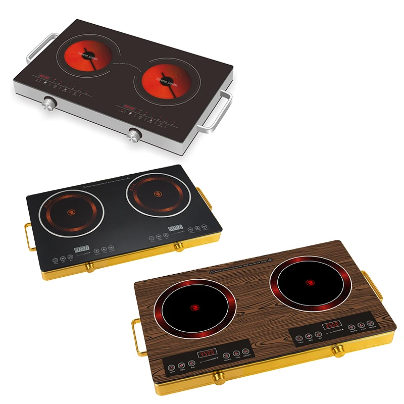 SZ8019 Double burner  Infrared Cooker Factory OEM ODM SKD CKD  Electric Infrared Cooker Infrared Electric 3500W Induction Cooker