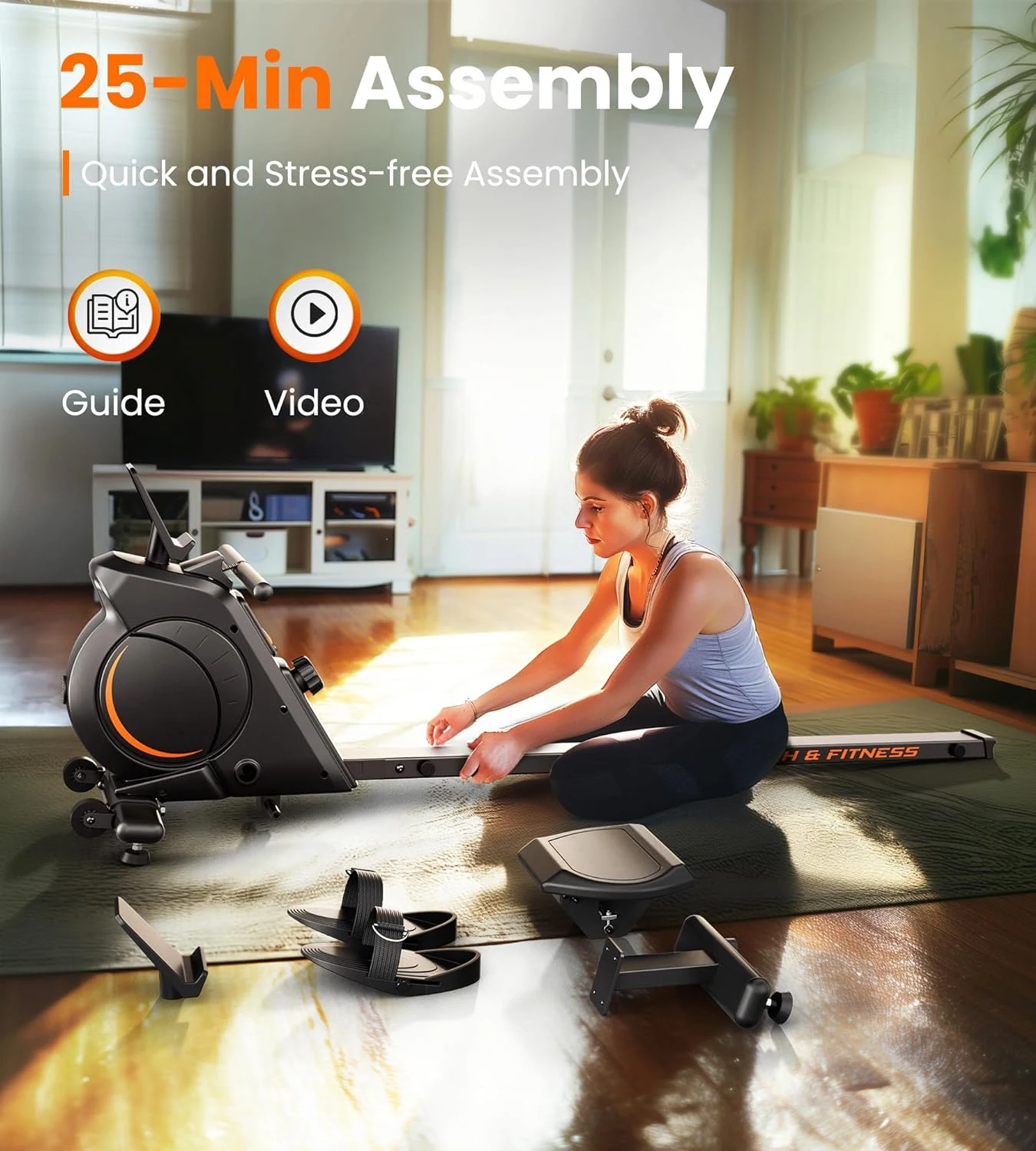 Best Selling Rowing Machine Bodybuilding Sports Equipment Rower Rowing Machine for Indoor Gym