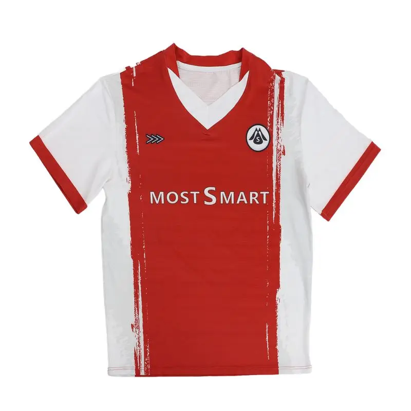 Factory Custom All Over Print Sports Wear Classic V Neck Men Football T-shirts Custom Soccer Jersey