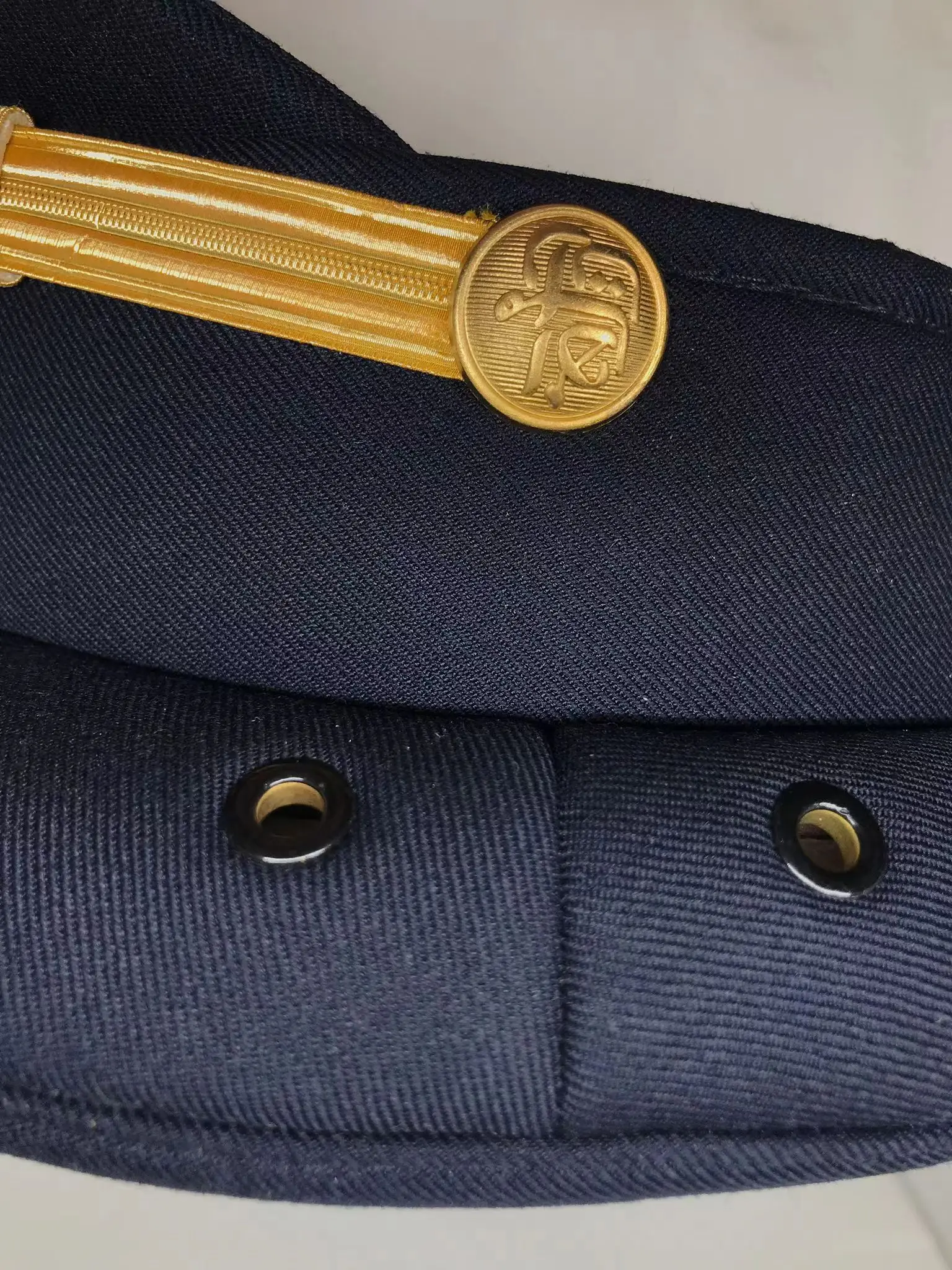 Customized Business Uniform Wear Peaked Cap Men's Captain Hat Pilot ...