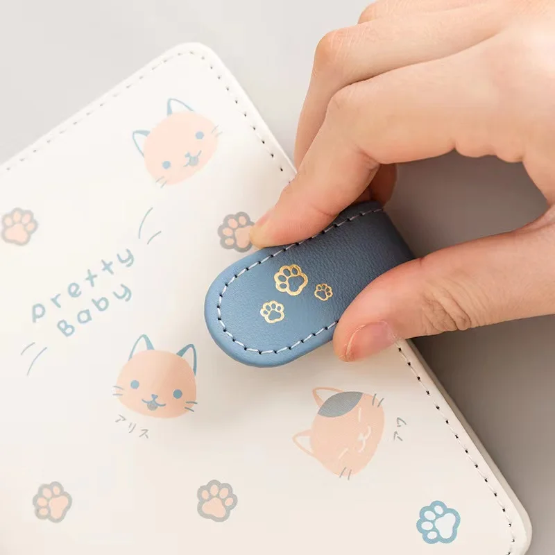 Custom A5 Japanese Korean Cute Cat Diary Stationery Journal Books for Girls 100 Inner Sheets Loose-leaf Full Printing Options
