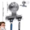 round suction cup razor-silver