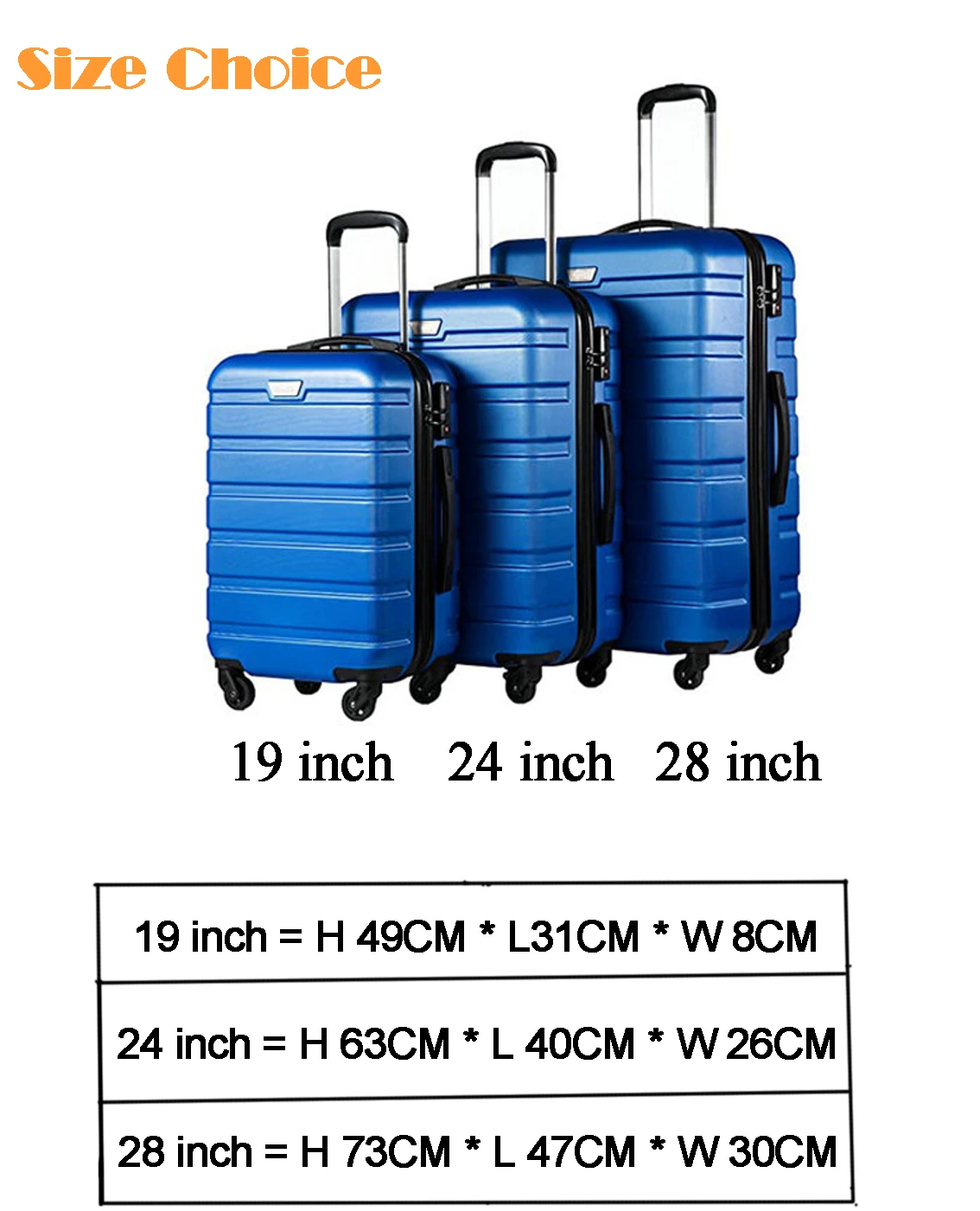 Hot Selling Popular With Spinner Wheels Hard Trolley Suitcases Durable ...