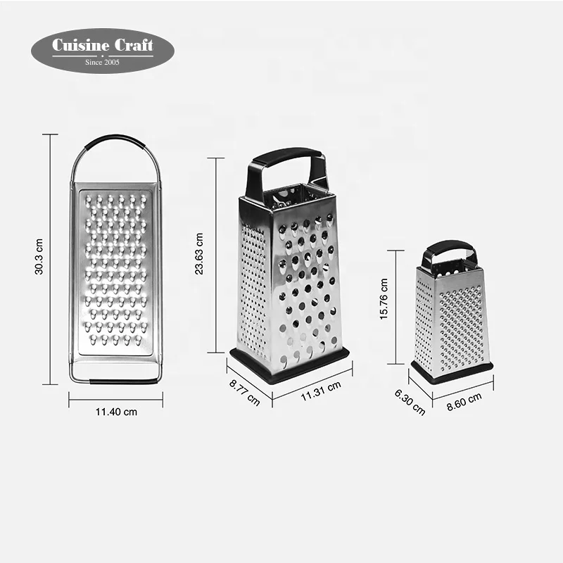 Лидер продаж; Комплект из 3 предметов из нержавеющей стали коробки Терка с отличными рукоятками, набор терка для сыра терка для какартофели