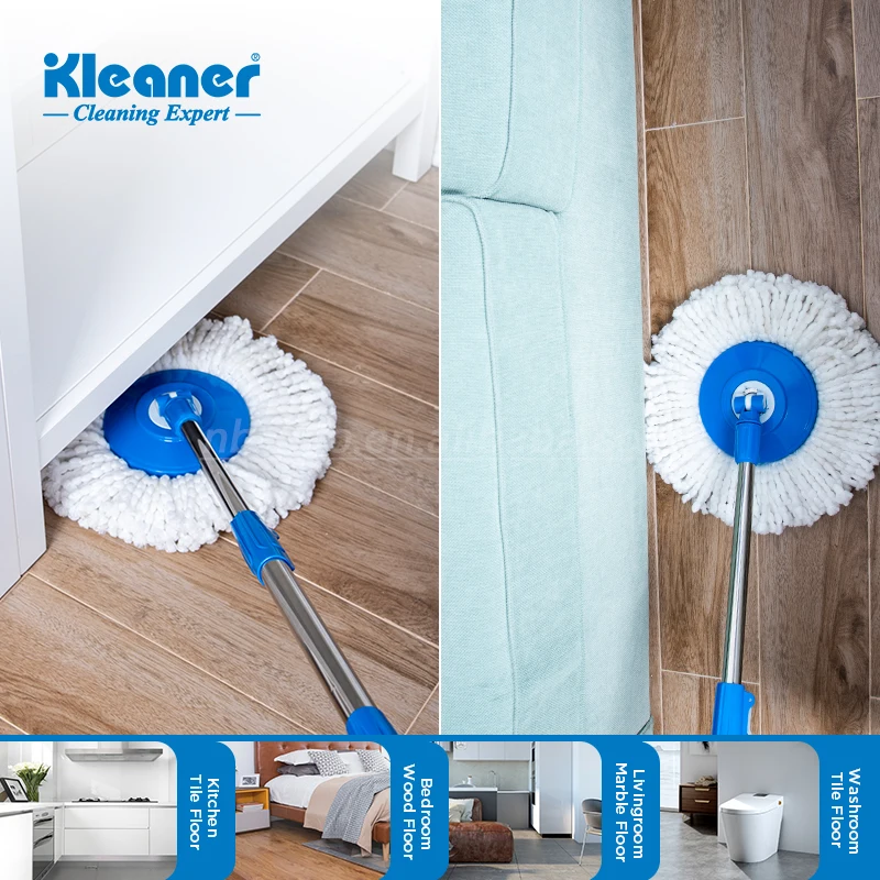 Kleaner 360 Magic Mop Replacement 360 Degree Round Mop Head
