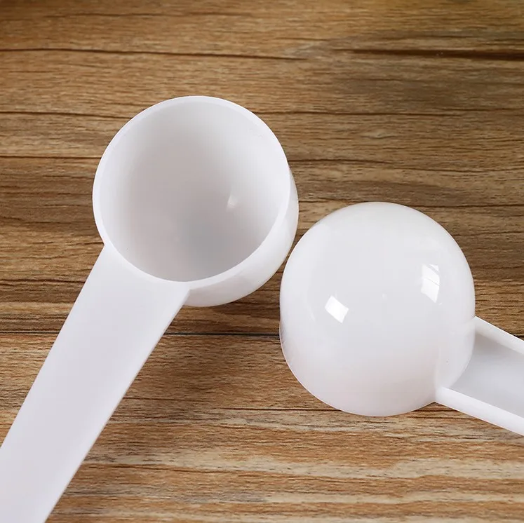 Factory Direct Selling  20ml Wholesales and Retails Free Shipping Food Grade Plastic Scoop 10 Grams Powder Spoon