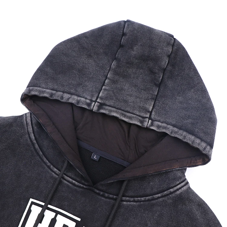 Designer Clothes Men Black Wholesale Custom 3d Logo Puff Print