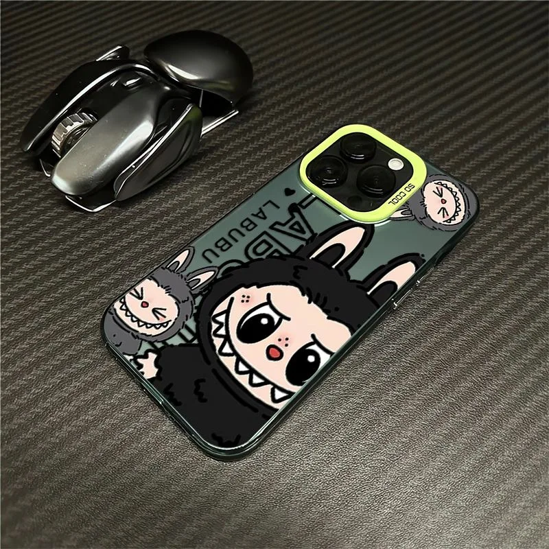 For iPhone 17 Air Cartoon Design Phone Case for iPhone 16 15 14 13 Pro 12 11 Pro Xs X XR Max Laser TPU Cases Cover-H493P1
