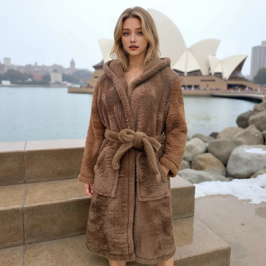 brown dressing gown womens Pusheen the Cat Dressing Gown Womens Brown Nightwear Robe Ladies Cartoon Cat Bathrobe Merchandise at Amazon Women's Clothing store