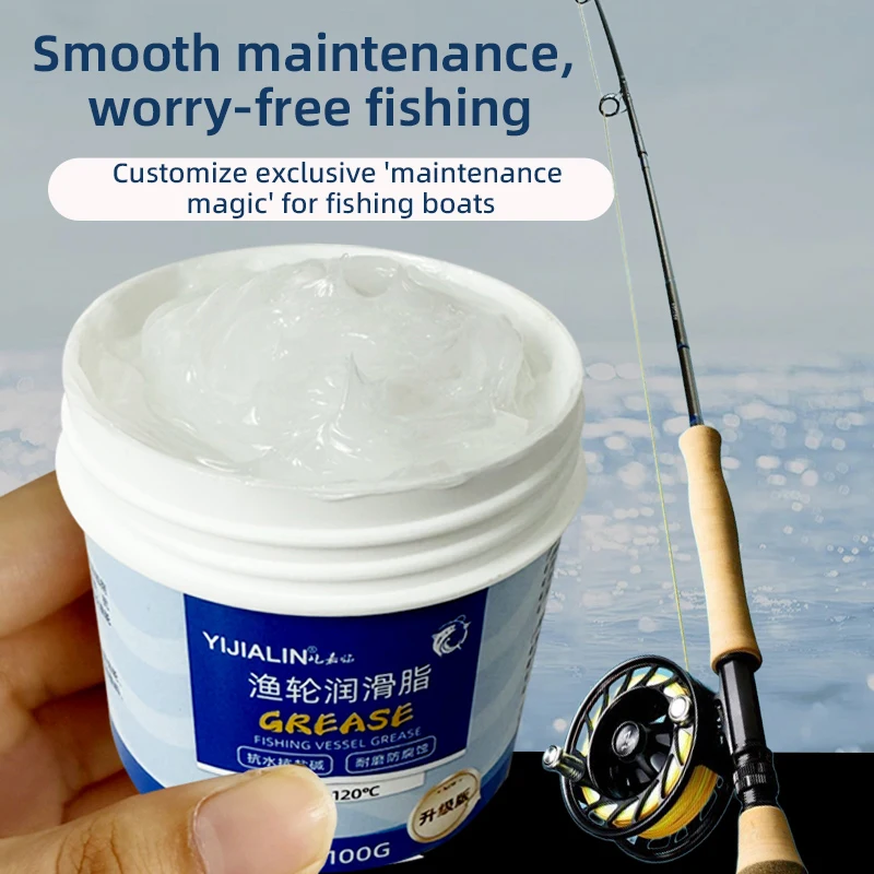 bearing grease for saltwater spinning reel Industrial Grease Lubricant Reel Saltwater-Proof Bearing for  Spinning/Baitcast Reels Base Oil Composition