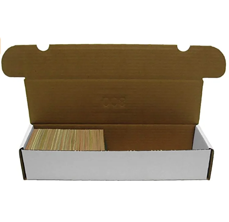 Custom Cardboard Game Card Storage Box Baseball Sports Trading Card