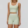 3129 vest 3129 shorts-light fruit green