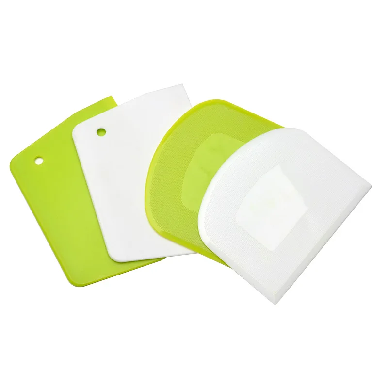 Multipurpose Kitchen Plastic Dough Scraper/ Plastic Dough Cutter for Pizza  Dough Pastry Cake