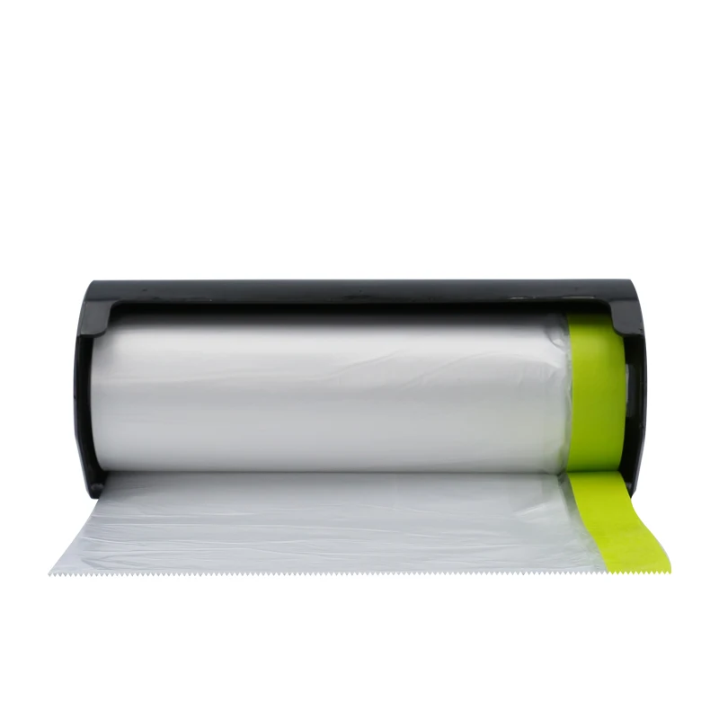 Easy-to-use Automotive Paint Masking Film with Dispenser